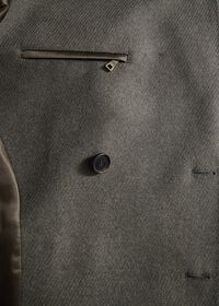 Paul Stuart Raised Wool Twill Double Breasted Coat, thumbnail 4