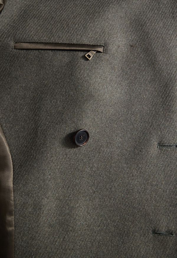 Paul Stuart Raised Wool Twill Double Breasted Coat, image 4