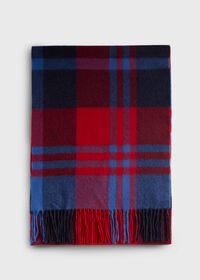 Paul Stuart Woven Cashmere Plaid Scarf, thumbnail 2