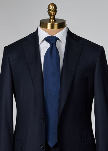 Paul Stuart Solid Silk Garza Tie