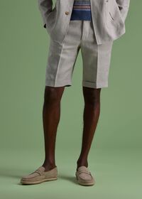 Paul Stuart Linen Bermuda Short, thumbnail 2