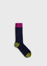 Paul Stuart Cotton Blend Ribbed Sock, thumbnail 1
