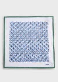 Paul Stuart Linen & Cotton Spring Floral Pocket Square, thumbnail 2