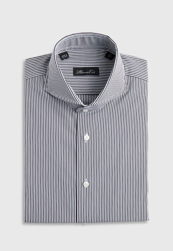 Paul Stuart Black and White Stripe Dress Shirt, image 1