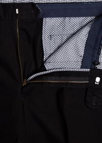 Paul Stuart Black Cotton Stretch Pant, thumbnail 2