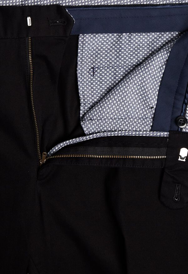 Paul Stuart Black Cotton Stretch Pant, image 2