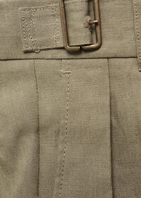 Paul Stuart Solid Linen Gurkha Pant, thumbnail 3
