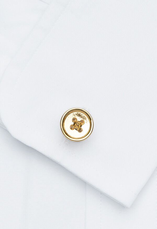 Paul Stuart Button Cufflinks & Stud Set, image 2