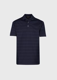 Paul Stuart Striped Mercerized Polo, thumbnail 2