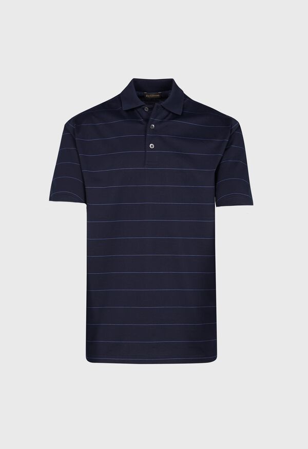 Paul Stuart Striped Mercerized Polo, image 2