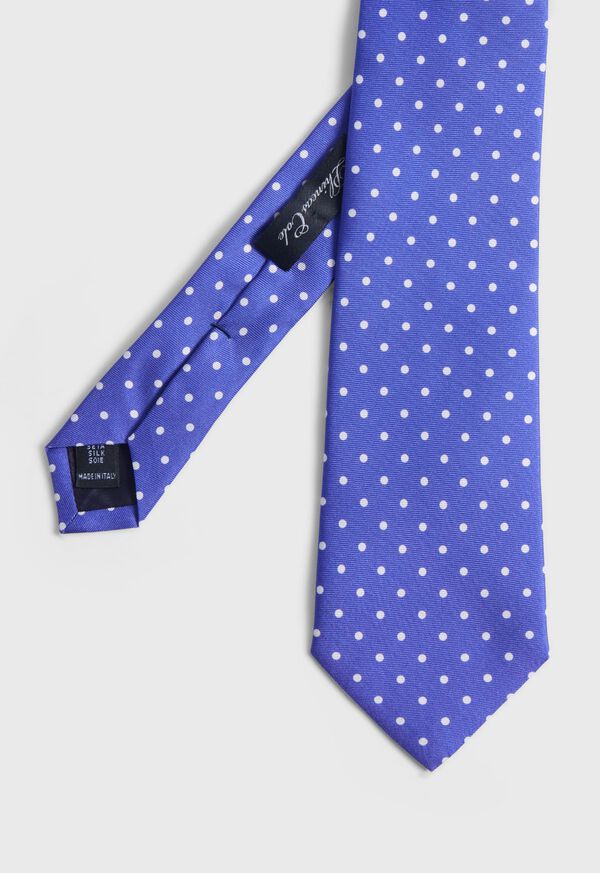 Paul Stuart Printed Silk Dot Tie, image 1