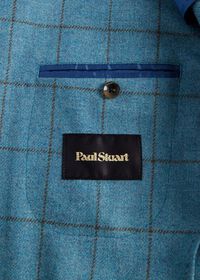 Paul Stuart Wool Window Pane Jacket, thumbnail 3