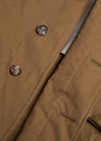 Paul Stuart Tan A-Line Rain Coat, thumbnail 3