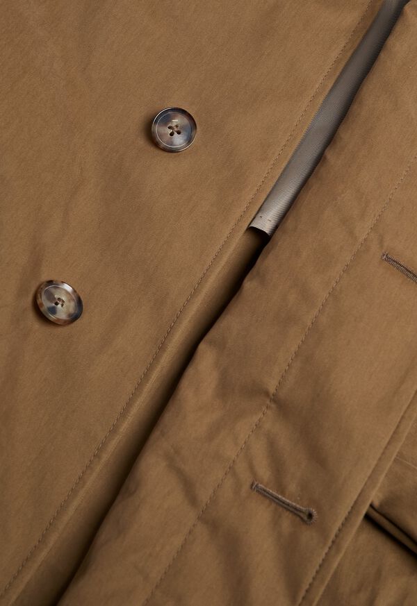 Paul Stuart Tan A-Line Rain Coat, image 3