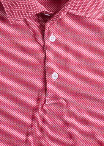 Paul Stuart Ultra Soft Deco Dot Performance Polo