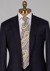 Paul Stuart Allover Summer Paisley Tie, thumbnail 2