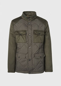 Paul Stuart Cashmere and Microfiber Quilted Field Jacket, thumbnail 1