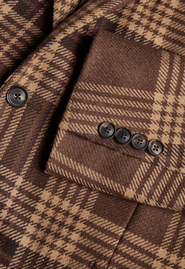 Paul Stuart Soft Shoulder Wool Blend Plaid Sport Jacket, image 3