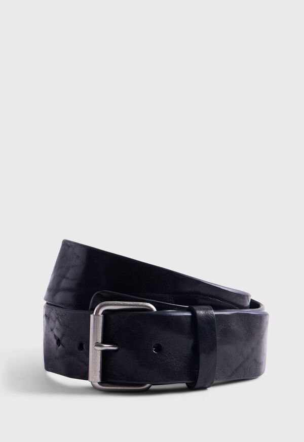 Paul Stuart Wide Vintage Leather Belt, image 1