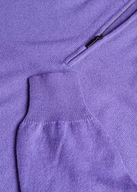 Paul Stuart Lightweight Cashmere Quarter Zip Sweater, thumbnail 5