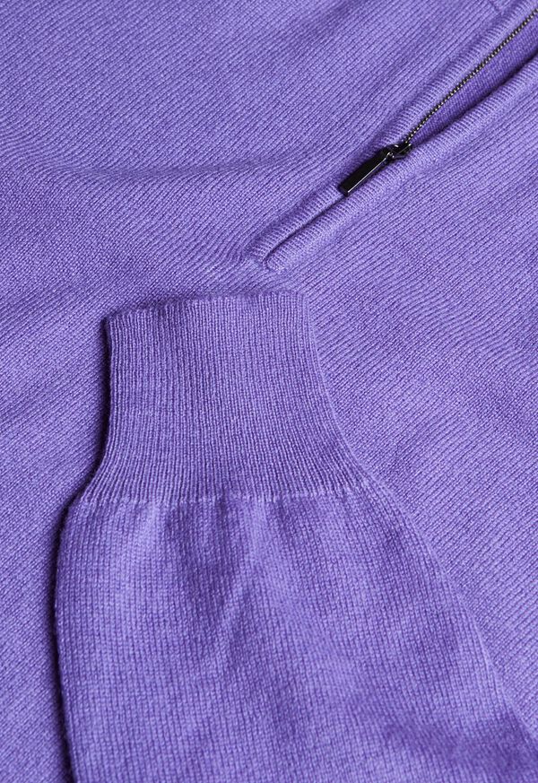 Paul Stuart Lightweight Cashmere Quarter Zip Sweater, image 5