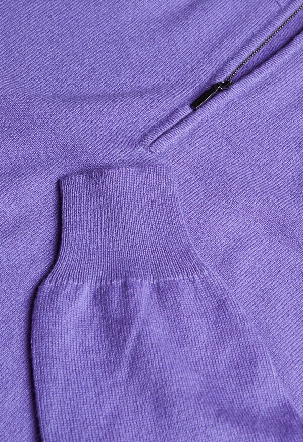 Paul Stuart Lightweight Cashmere Quarter Zip Sweater, image 2
