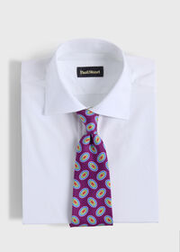 Paul Stuart Printed Silk Tossed Oval Tie, thumbnail 2