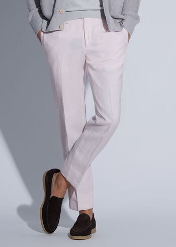 Paul Stuart Garment Dyed Linen Trouser