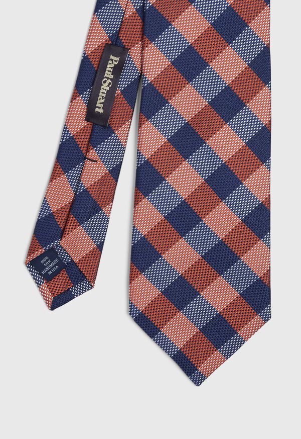 Paul Stuart Oxford Check Silk Tie, image 1