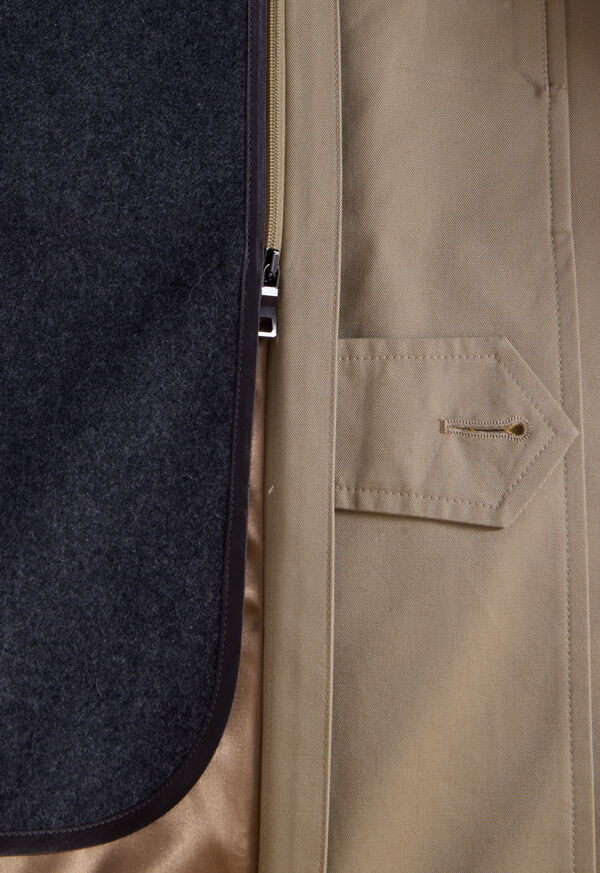 Paul Stuart Single Breasted Raincoat, image 4