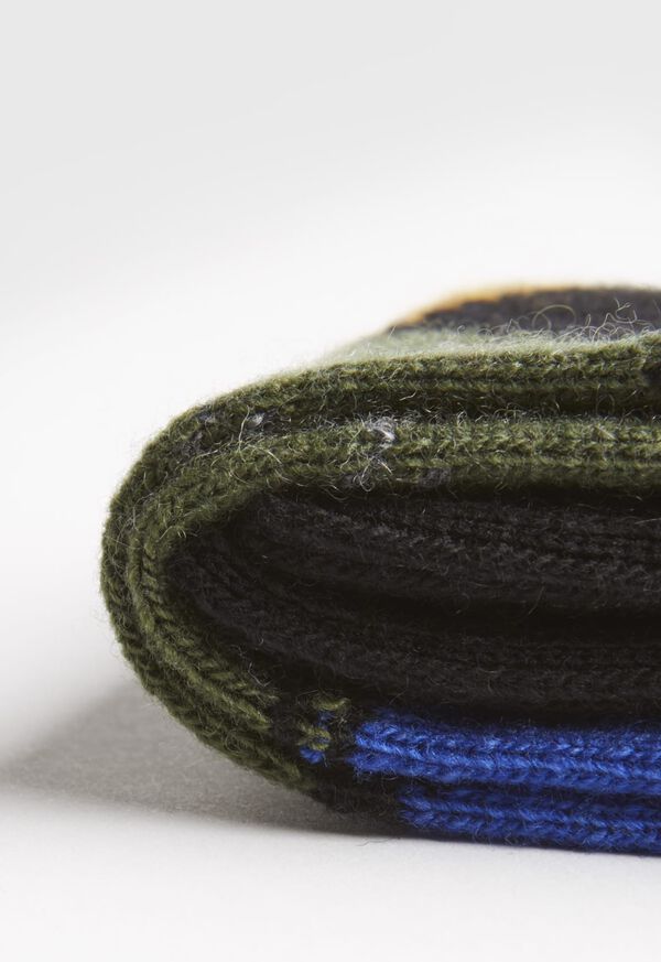Paul Stuart Wool and Cashmere Blend Argyle Socks, image 2