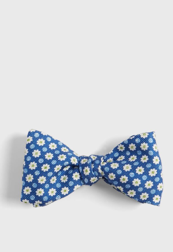 Paul Stuart Printed Silk Floral Bow Tie, image 1