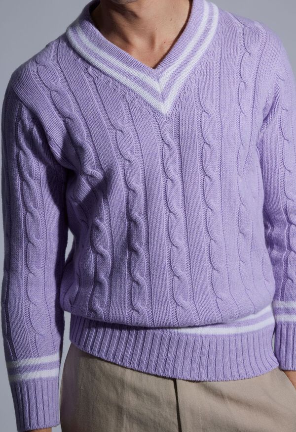 Paul Stuart Cashmere Tennis Sweater, image 4