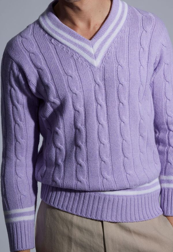 Paul Stuart Cashmere Tennis Sweater, image 4