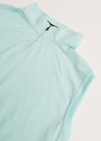 Paul Stuart 1/4 Zip Heathered Vest, thumbnail 2