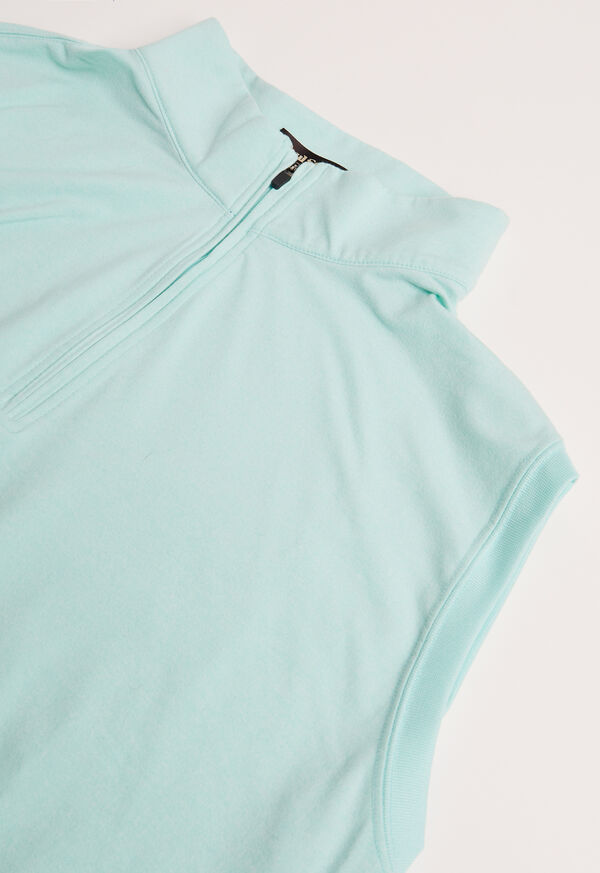 Paul Stuart 1/4 Zip Heathered Vest, image 2