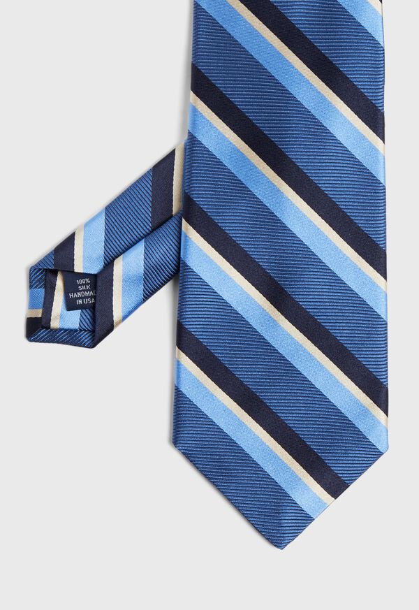Paul Stuart Satin Stripe on Twill Ground, image 1