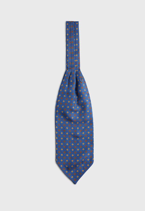 Paul Stuart Silk Medallion Print Ascot, image 1