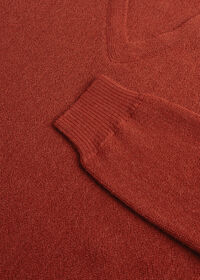 Paul Stuart Classic Alpaca Links V-Neck Sweater, thumbnail 32
