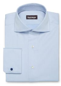 Paul Stuart Stuart's Choice Blue Super 120's Cotton Dress Shirt, thumbnail 1