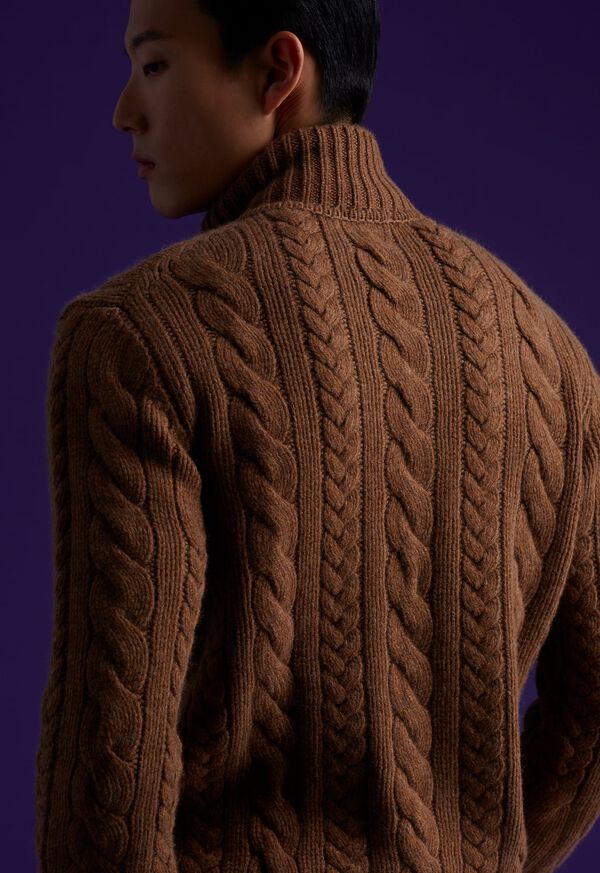 Paul Stuart Cashmere Cable Double Breasted Cardigan, image 5