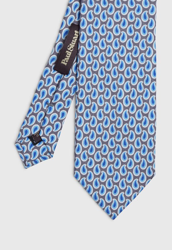 Paul Stuart Allover Pine Silk Tie, image 1