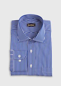 Paul Stuart Cotton Chalk Stripe Dress Shirt, thumbnail 1