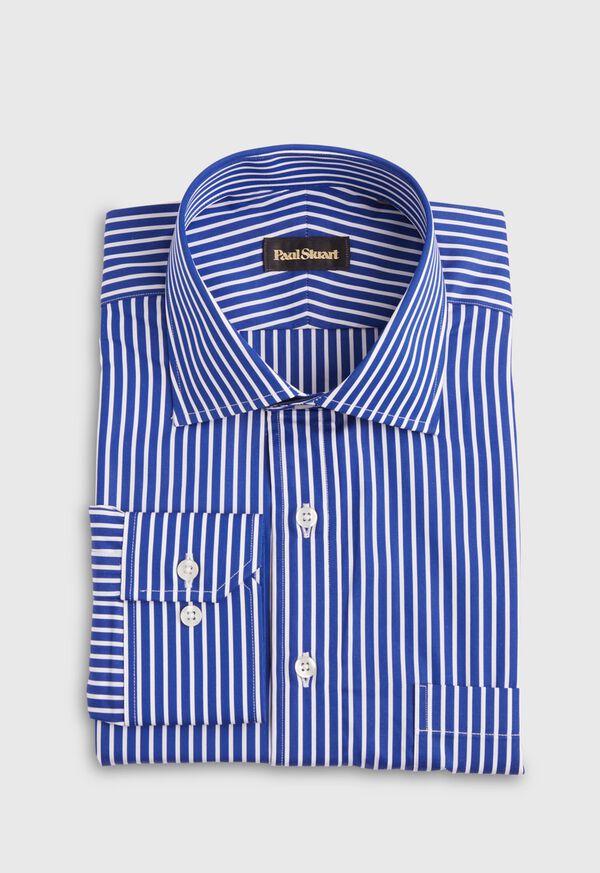 Paul Stuart Cotton Chalk Stripe Dress Shirt, image 1