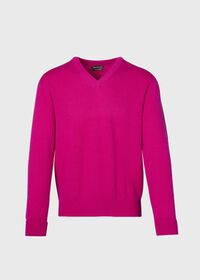 Paul Stuart Classic Cashmere Double Ply V-Neck Sweater, thumbnail 24