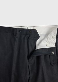 Paul Stuart Dark Grey Super 110s Wool Trouser, thumbnail 3