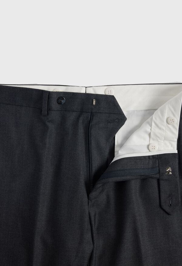 Paul Stuart Dark Grey Super 110s Wool Trouser, image 3