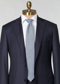 Paul Stuart Two Color Silk And Wool Houndstooth Tie, thumbnail 2