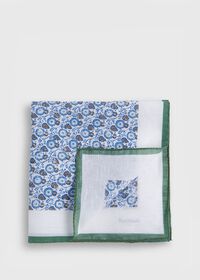 Paul Stuart Linen & Cotton Spring Floral Pocket Square, thumbnail 1