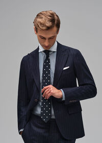 Paul Stuart Micro Horizontal Stripe Dress Shirt, thumbnail 5